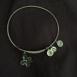 Alex and Ani four leaf clove bracelet